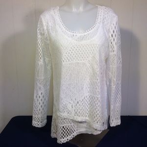 Women’s Skye’s The Limit lace top with camisole size medium